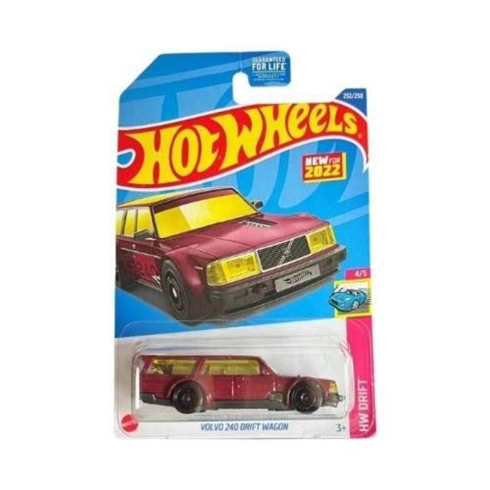 Hot Wheels Volvo 240 Drift Wagon Red HW Drift Diecast Toy Car 1:64 2022 Mattel